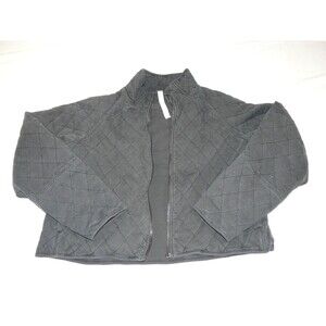 Lululemon Full Zip Quilted Cropped Primaloft Cotton Jacket Women's 10 - FLAWED